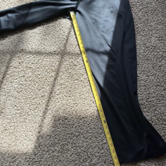 Nike Track Pants Mens Lathe Black Epic Knit Training Red Stripe Baggy Y2k - Picture 14 of 16